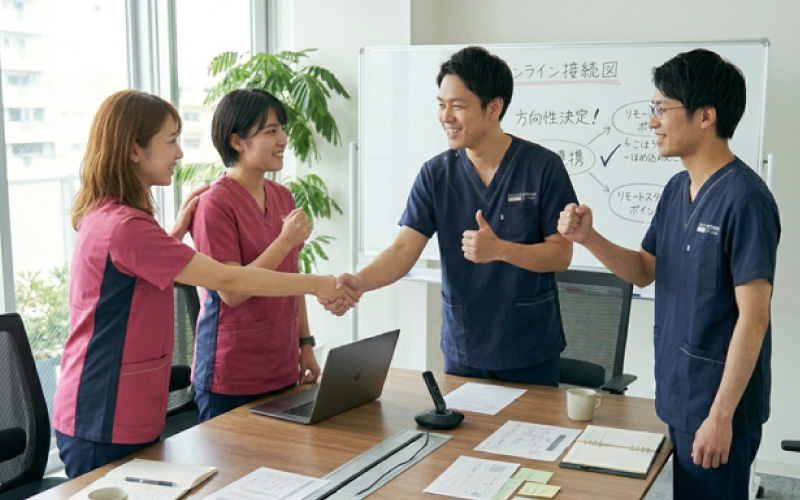 事業所とサテライトの管理者同士の連携に関して紹介します