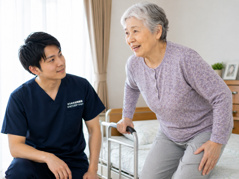 在宅リハビリで実感する「小さな変化」